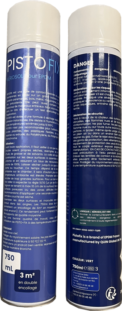 Colle néoprène en spray de 750ml, couleur vert