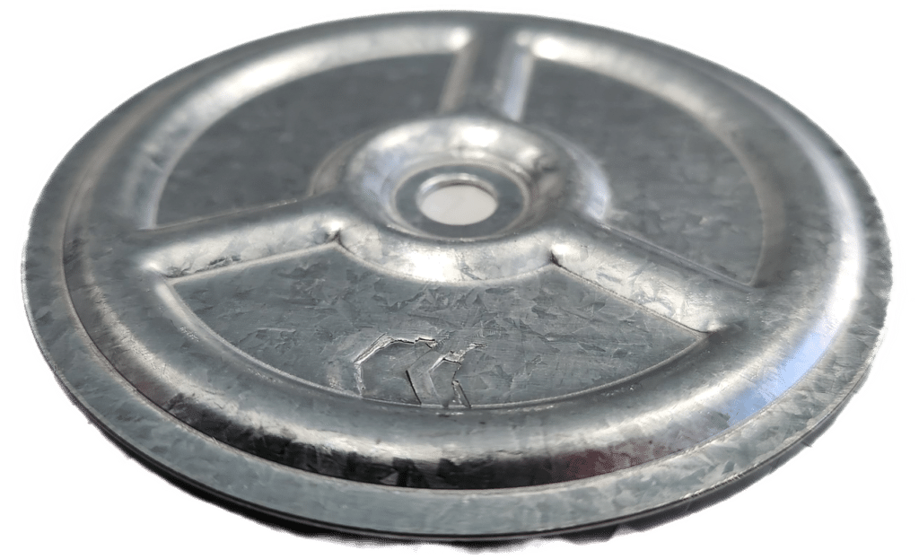 Plaquette de fixation isolant circulaire 2